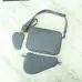 12Medium East-West Tote Bag Deep Gray Dior Gravity Leather and Deep Gray Grained Calfs #A50073