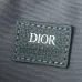 15Medium East-West Tote Bag Deep Gray Dior Gravity Leather and Deep Gray Grained Calfs #A50073