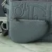 5Medium East-West Tote Bag Deep Gray Dior Gravity Leather and Deep Gray Grained Calfs #A50073