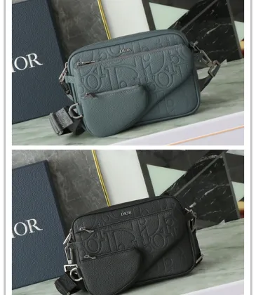 Medium East-West Tote Bag Deep Gray Dior Gravity Leather and Deep Gray Grained Calfs #A50073