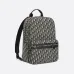1Rider Backpack Beige and Black Dior Oblique Jacquard #A50077