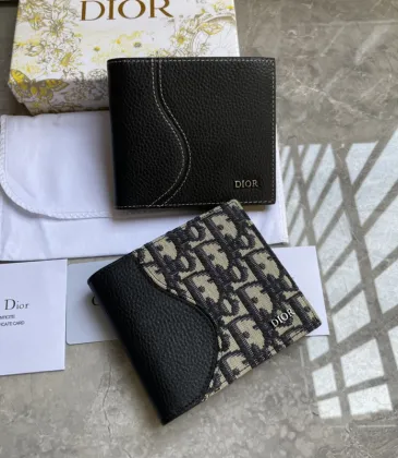 Saddle Bifold Wallet Black Grained Calfskin Marquetry #A50107
