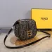 13Fendi Handbag C'mon Small Fabric Brown Size:21x6.5x20cm #A49099