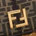 14Fendi Handbag C'mon Small Fabric Brown Size:21x6.5x20cm #A49099