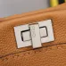 30Fendi Handbag Peekaboo Mini Cuoio Romano leather Size:23*18*11cm #A49095