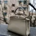 6Fendi Handbag Peekaboo Mini Cuoio Romano leather Size:23*18*11cm #A49095