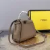 10Fendi Handbag Peekaboo Mini Cuoio Romano leather Size:23*18*11cm #A49095
