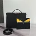 9FENDI Peekaboo ISeeU Small Leather Black #A51530