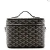 1Goyard AAA+ Quality Goyardine Muse Vanity Case Black #A46672
