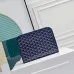 35Goyard Canvas Clutch with Leather Trim #A45656