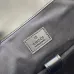 7GG jumbo large backpack in grey and black GG leather #A50427