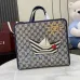 1Children's printed GG tote bag in beige and blue #A52730