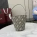 1GG Canvas floral bucket bag in beige - Gucci Kids #A52729