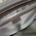 10GG canvas large crossbody bag in beige and dark brown canva #A49791