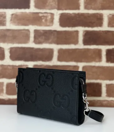GG jumbo small bag in black jumbo GG leather #A50280