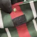12Gucci GG Emblem small bucket bag in beige and dark brown fabric #A50999