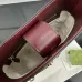 9Gucci Handbag Wine Red/Black/Apricot Size:18.5x20x8.5cm #A48352