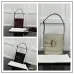 1Gucci Handbag Wine Red/Black/Apricot Size:18.5x20x8.5cm #A48352