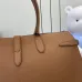 6Gucci Large tote bag with hook closure in light brown leather  #A50420