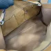 10Gucci Large tote bag with hook closure in light brown leather  #A50420