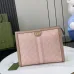 6Gucci Ophidia pouch in pink canvas #A52610