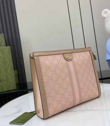 Gucci Ophidia pouch in pink canvas #A52610