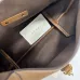 8Gucci Softbit medium top handle bag in brown leather  #A50103
