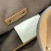 9Gucci Softbit medium top handle bag in brown leather  #A50103