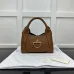 1Gucci Softbit medium top handle bag in brown leather  #A50103