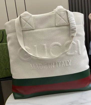 Gucci logo-embossed Canvas Tote Bag #A52611