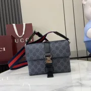 GG Black mini bag in black Supreme canvas #A49792