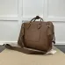 3GG Emblem briefcase in brown leather #A49687