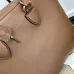 6GG Emblem briefcase in brown leather #A49687