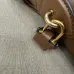 7GG Emblem briefcase in brown leather #A49687