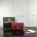 12GG Marmont mini bag in Rosso Ancora red leather #A50717