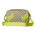 12Gucci Medium crossbody bag with print in beige and dark brown #A51651