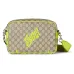 9Gucci Medium crossbody bag with print in beige and dark brown #A51651