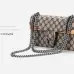 4Gucci New fashion small square bag shoulder bag women's chain-link bag (3 colors) #9129128