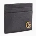 1Gucci AAA+ black wallet Black cowhide GG men's fashion card bag #9125580
