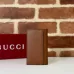 3Gucci Wallet Black/Brown Size:7.5x12cm #A48344