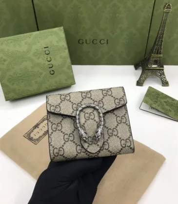 Gucci Wallet Size:11×9.5×3cm #A48322