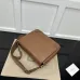 4GG Emblem medium crossbody bag in brown leather #A49688
