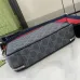 3Gucci Black small shoulder bag in black GG Supreme #A52612