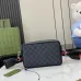 6Gucci Black small shoulder bag in black GG Supreme #A52612
