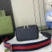 1Gucci Black small shoulder bag in black GG Supreme #A52612