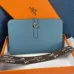 16HERMES Dogon Duo Cowhide Coin Purse Wallets #999936737