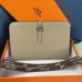 21HERMES Dogon Duo Cowhide Coin Purse Wallets #999936737