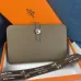 37HERMES Dogon Duo Cowhide Coin Purse Wallets #999936737