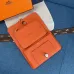 6HERMES Dogon Duo Cowhide Coin Purse Wallets #999936737