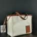 8Loewe Canvas Cushion Tote Neutrals Totes Handbags Size:32×26×16cm #A49110